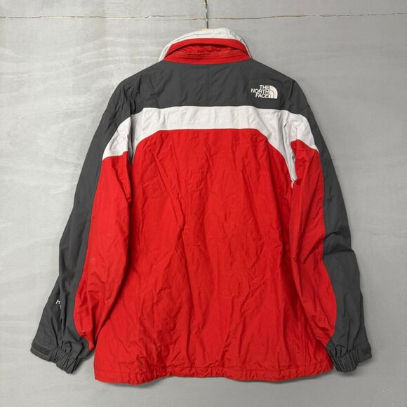The Northface Mens Hyvent Jacket Red Gray Size Large Nylon Winter Ski Coat - Picture 2 of 7